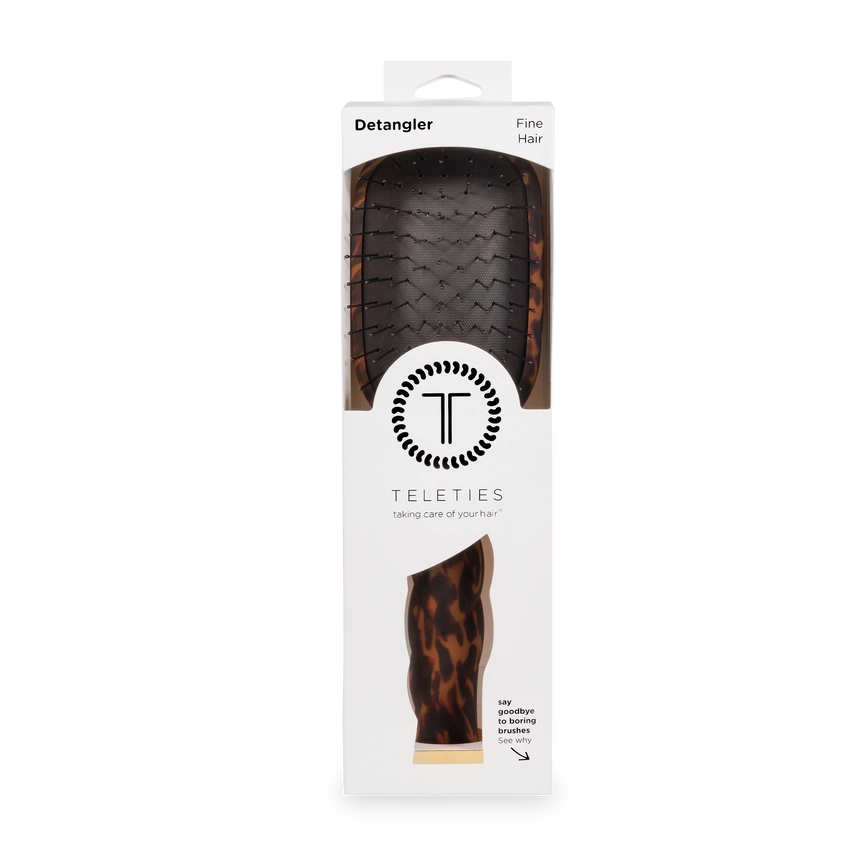 Teleties Detangler Hair Brush in Tortoise