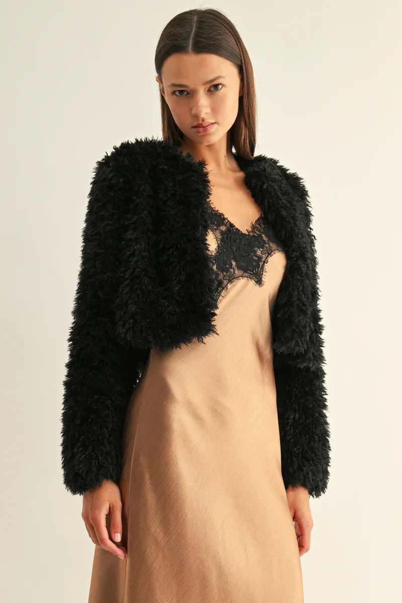 Adelyn Rae Lora Faux Fur Jacket