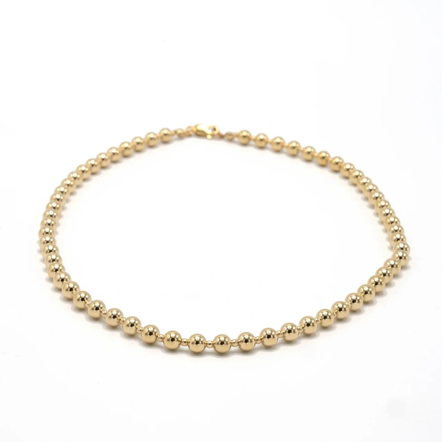 Erin Gray 5mm+2mm+5mm Gold Filled Waterproof Dimension Necklace 16