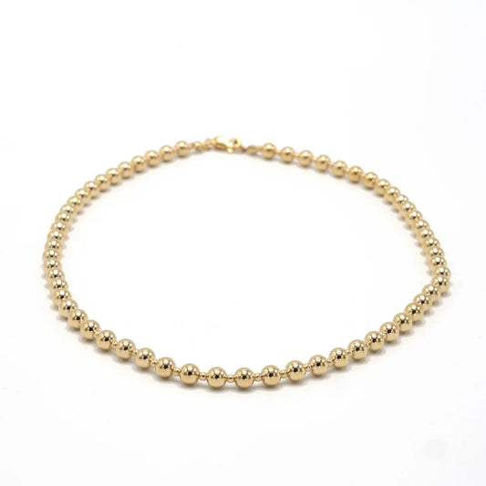 Erin Gray 5mm+2mm+5mm Gold Filled Waterproof Dimension Necklace 16