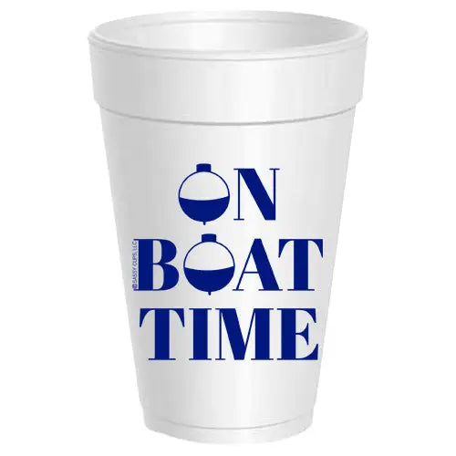 16oz. Styrofoam Cups in On Boat Time