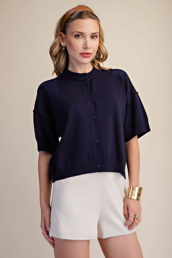 Everyday Cardi in Navy