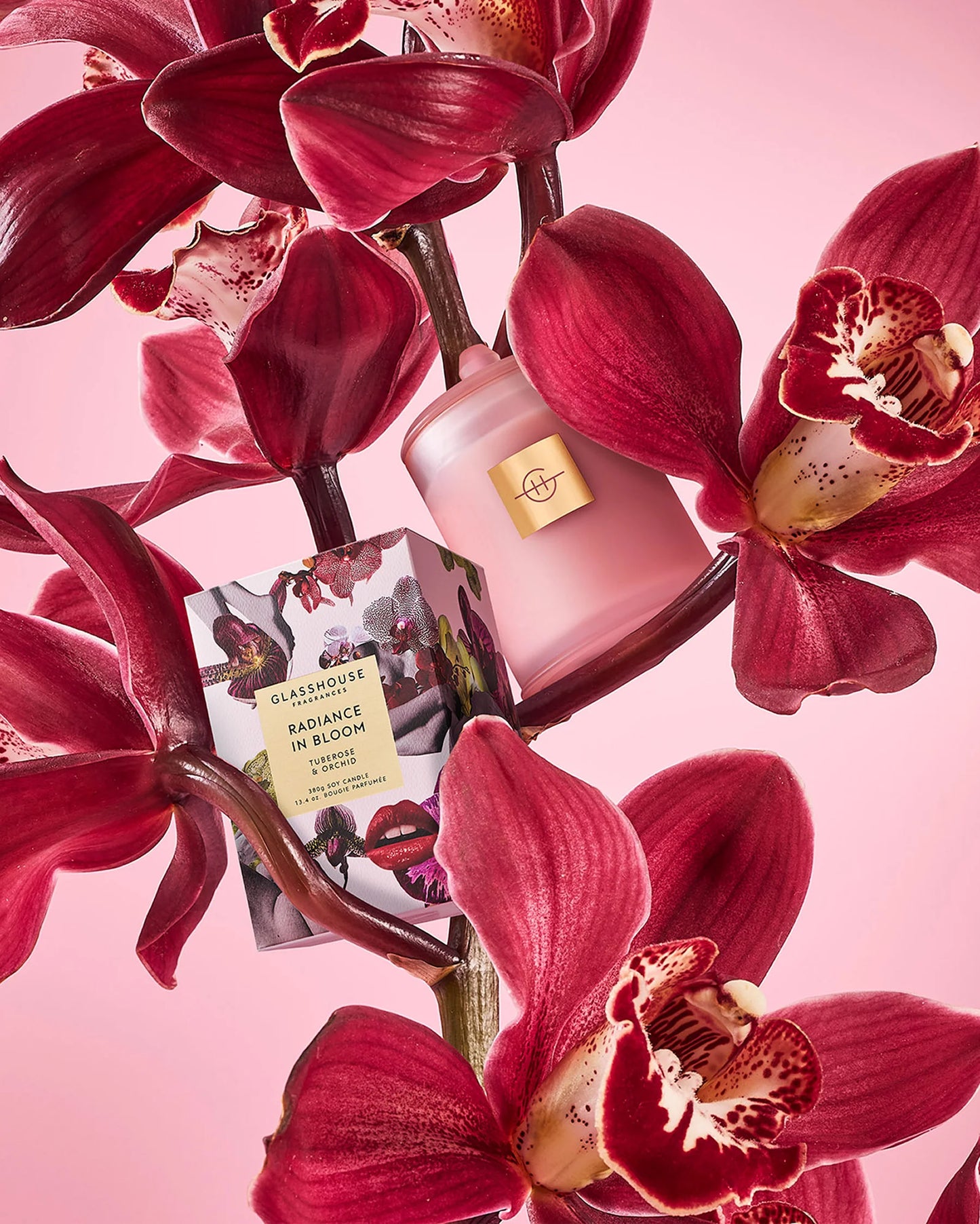 Glasshouse Fragrances Classic Candle in Radiance in Bloom