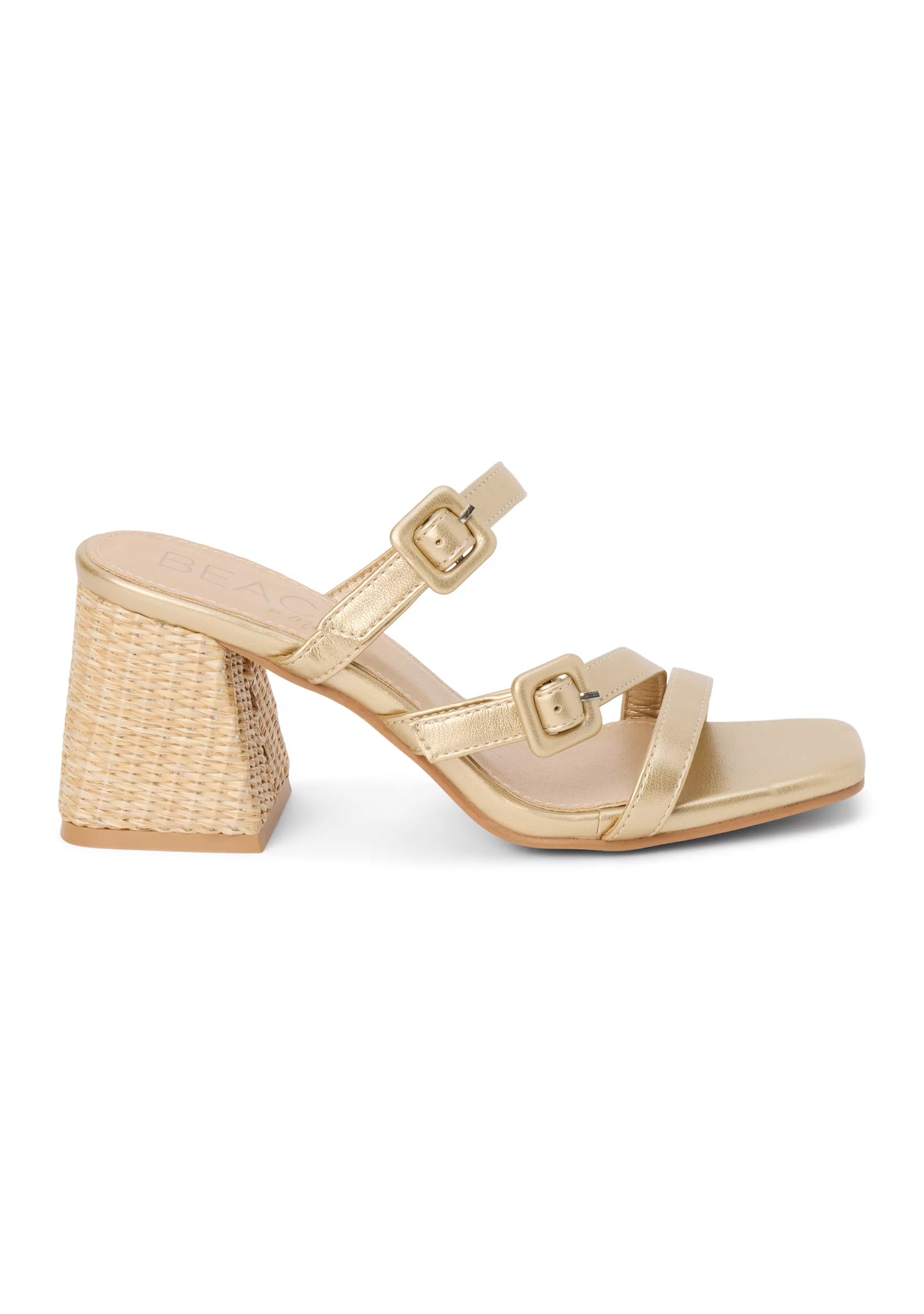 Matisse Luau Heeled Sandal in Gold
