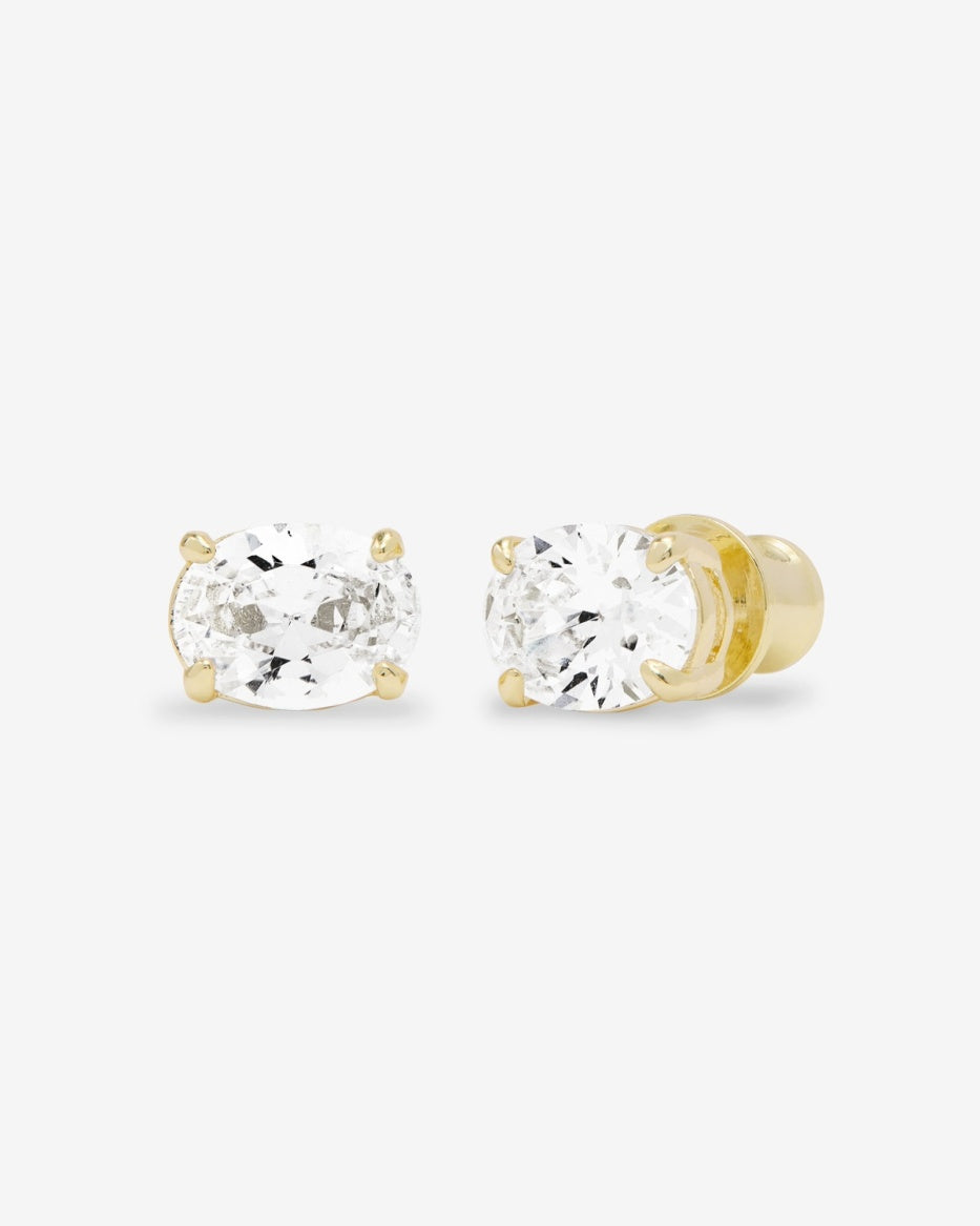 Melinda Maria Hello Gorgeous Studs in Gold