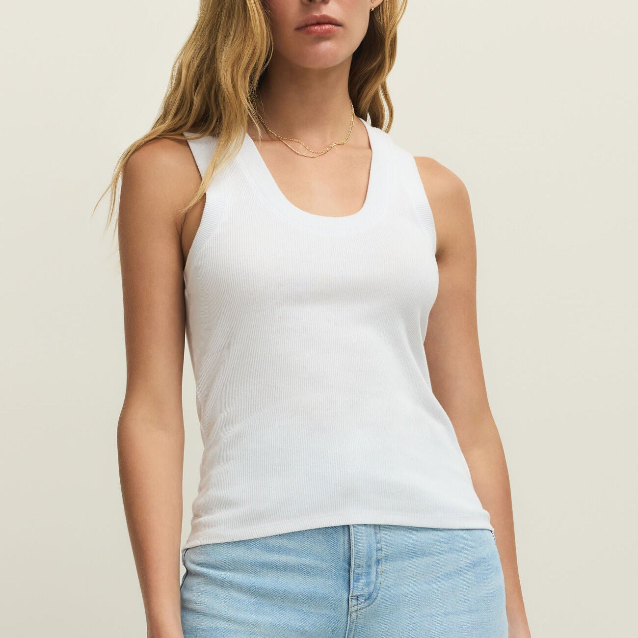 Z Supply Sirena Rib Tank in White