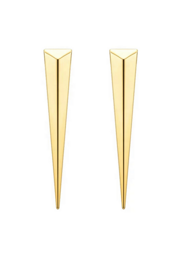 Taylor Dagger Studs in Gold