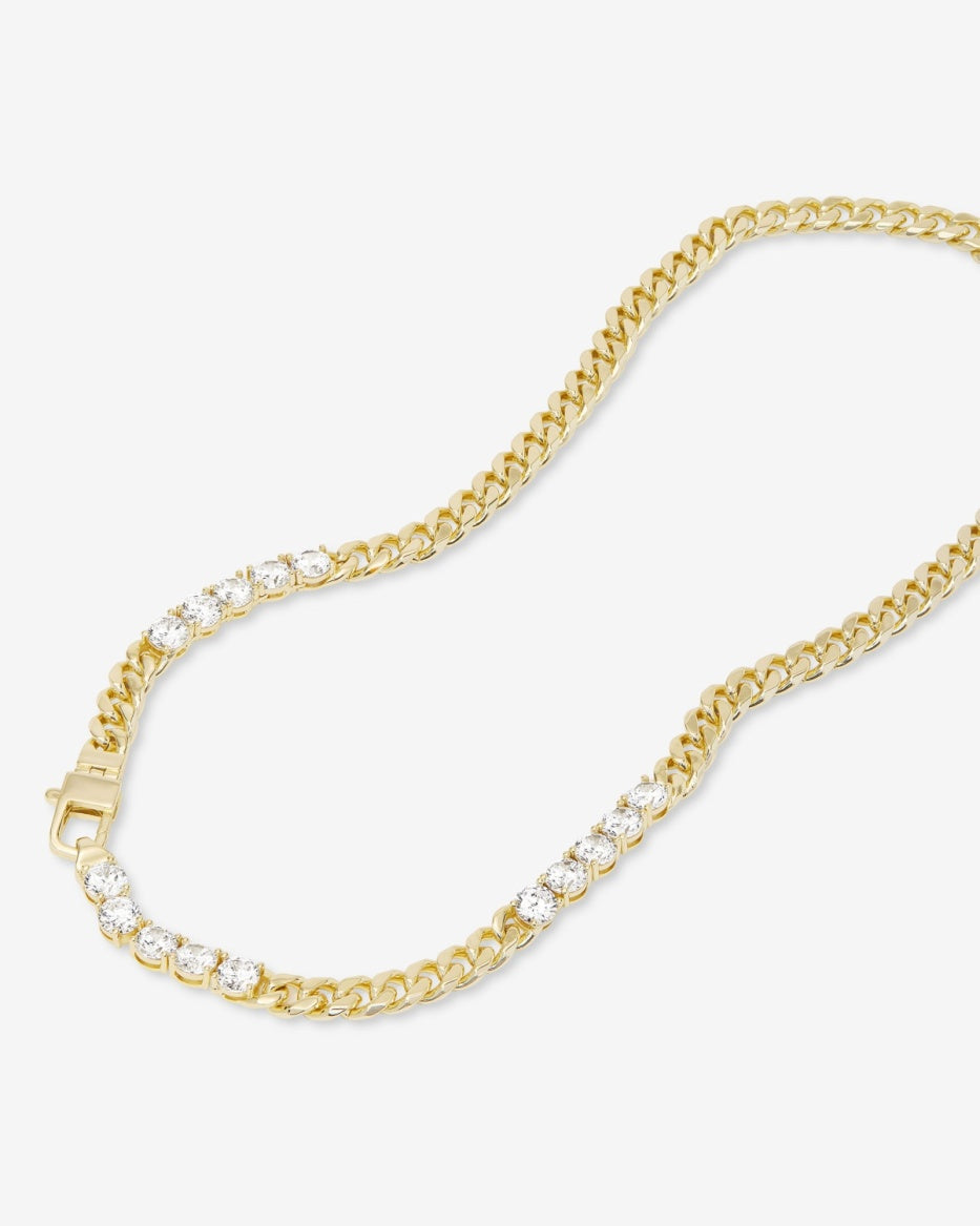 Melinda Maria Julian's Obsessed with Diamonds Necklace in Gold