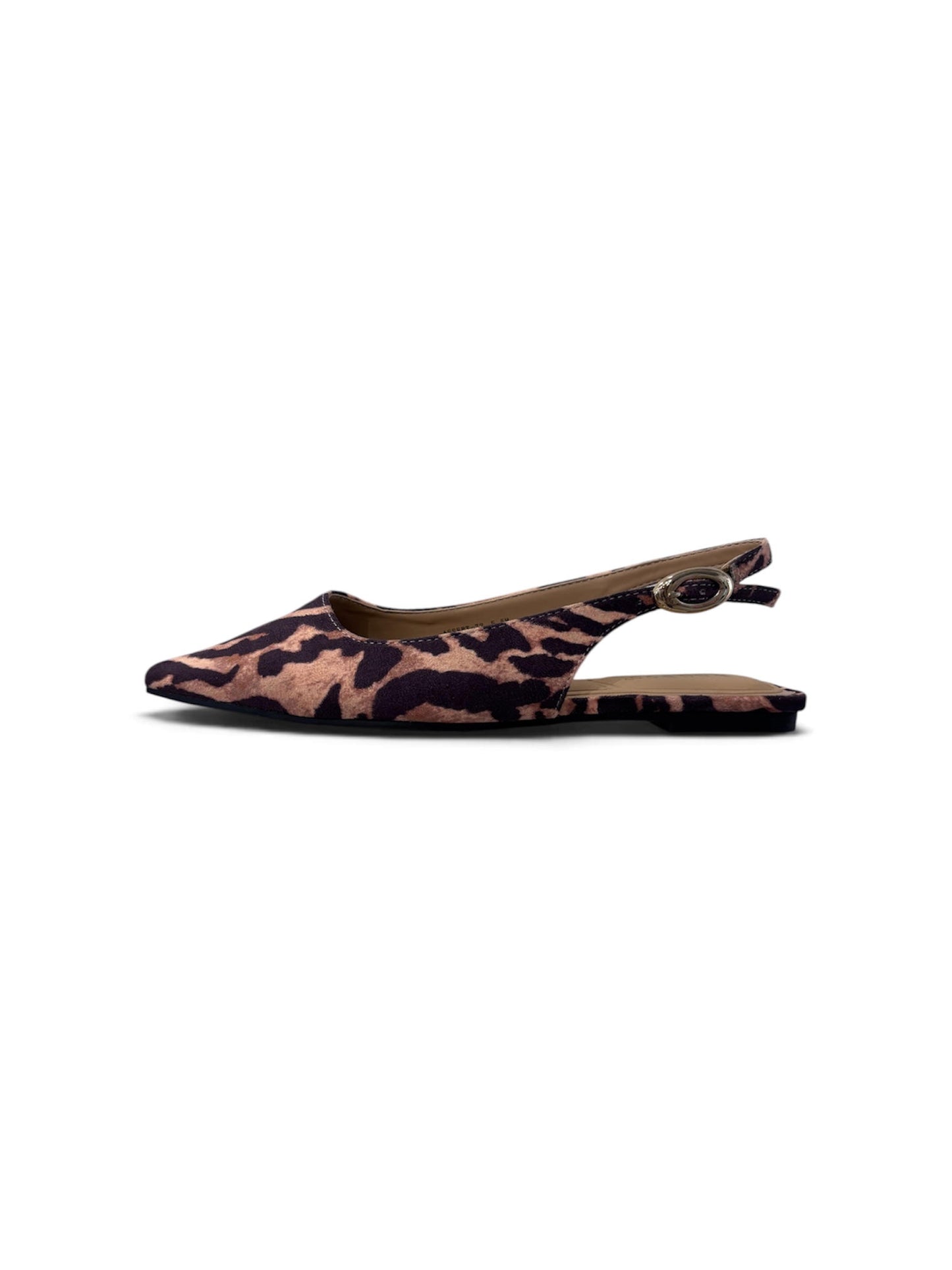 Pointed Toe Sling Backs in Cheetah