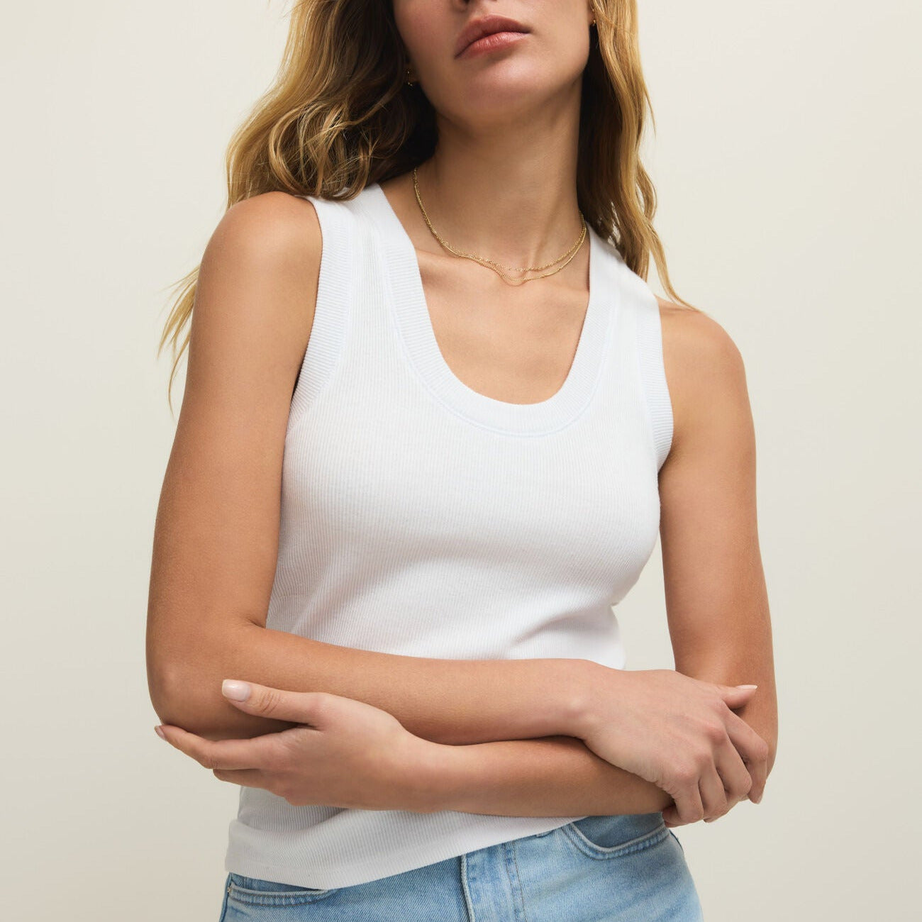 Z Supply Sirena Rib Tank in White