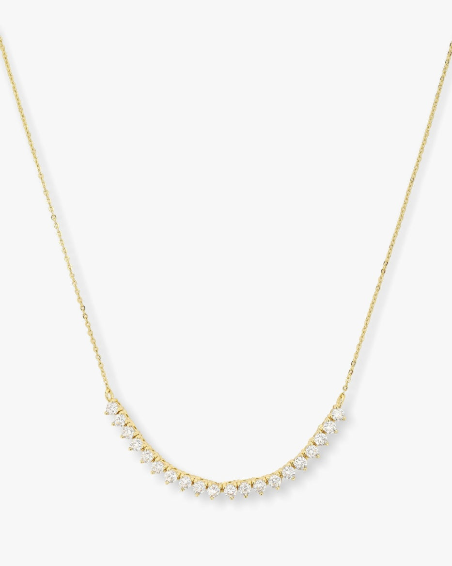 Melinda Maria Baby Not Your Basic Tennis Chain Necklace in Gold