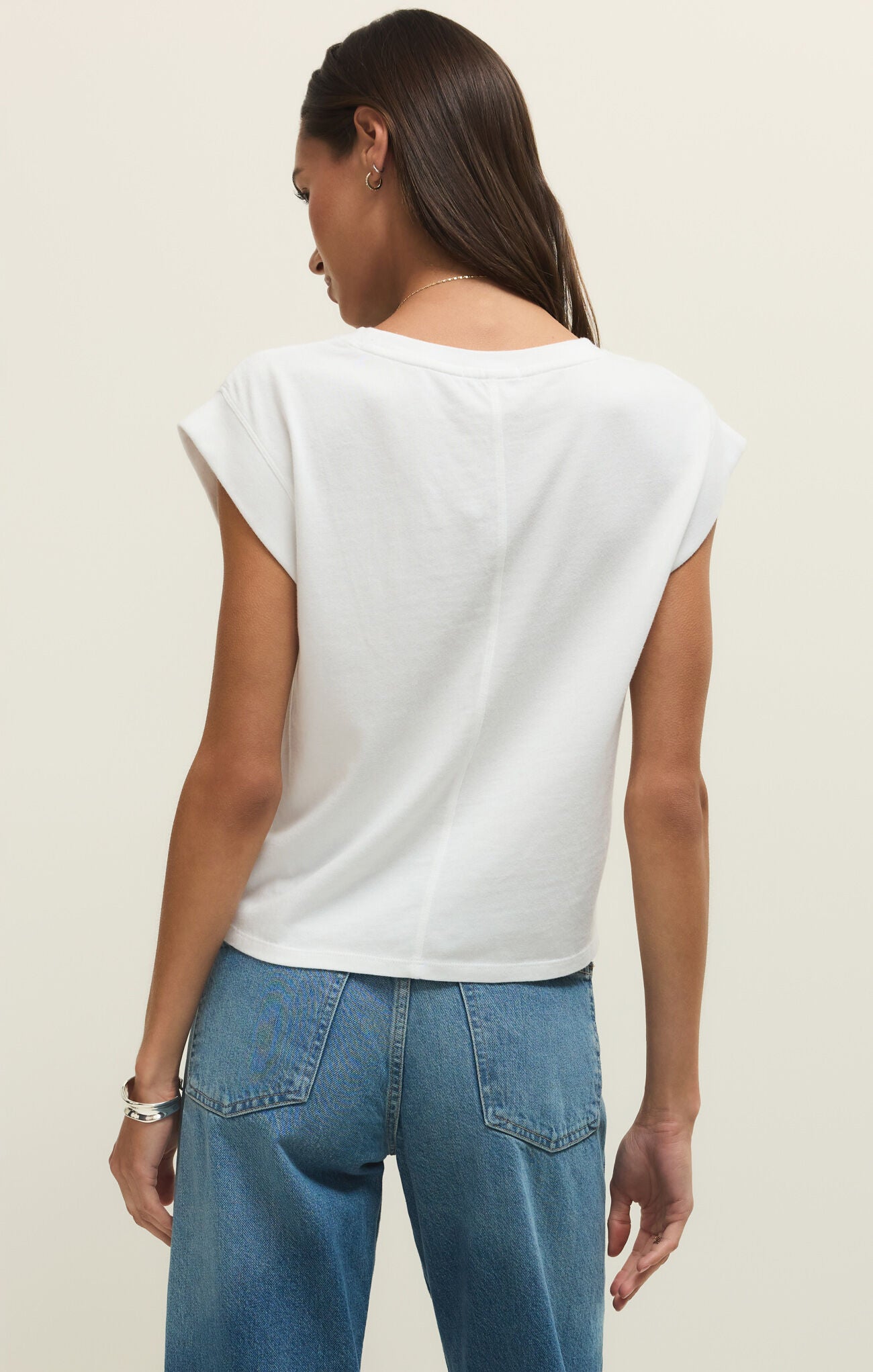 Z Supply Camino Jersey Top in White