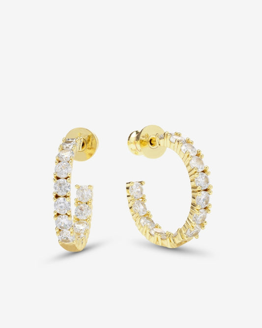 Melinda Maria Heiress Hoops in Gold