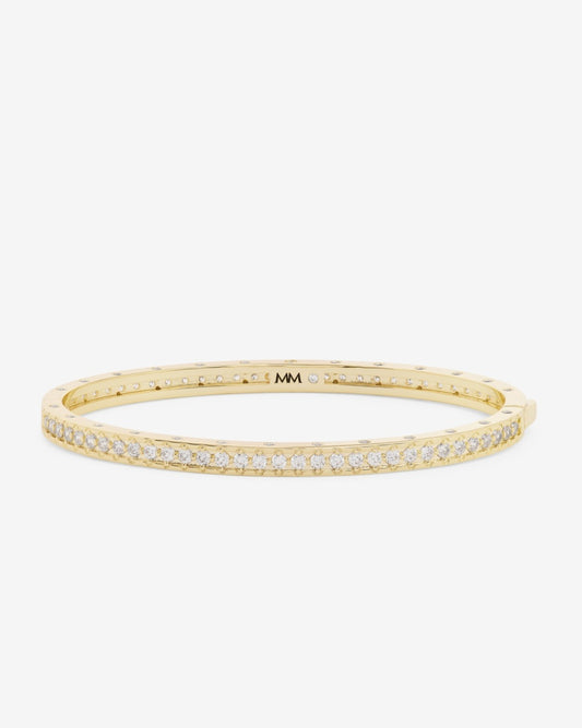 Melinda Maria Ashley Pave Cuff Gold