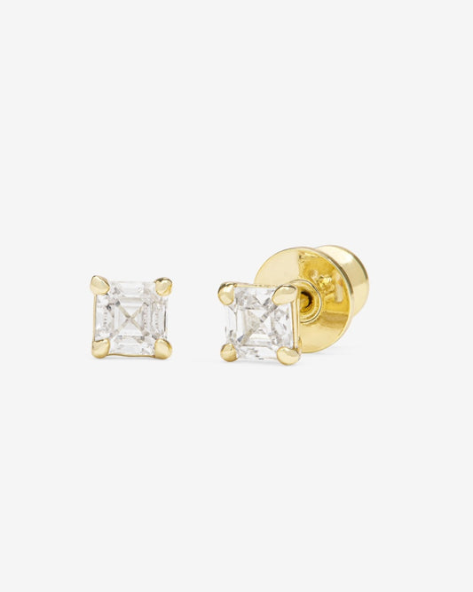 Melinda Maria Queen Studs in Gold