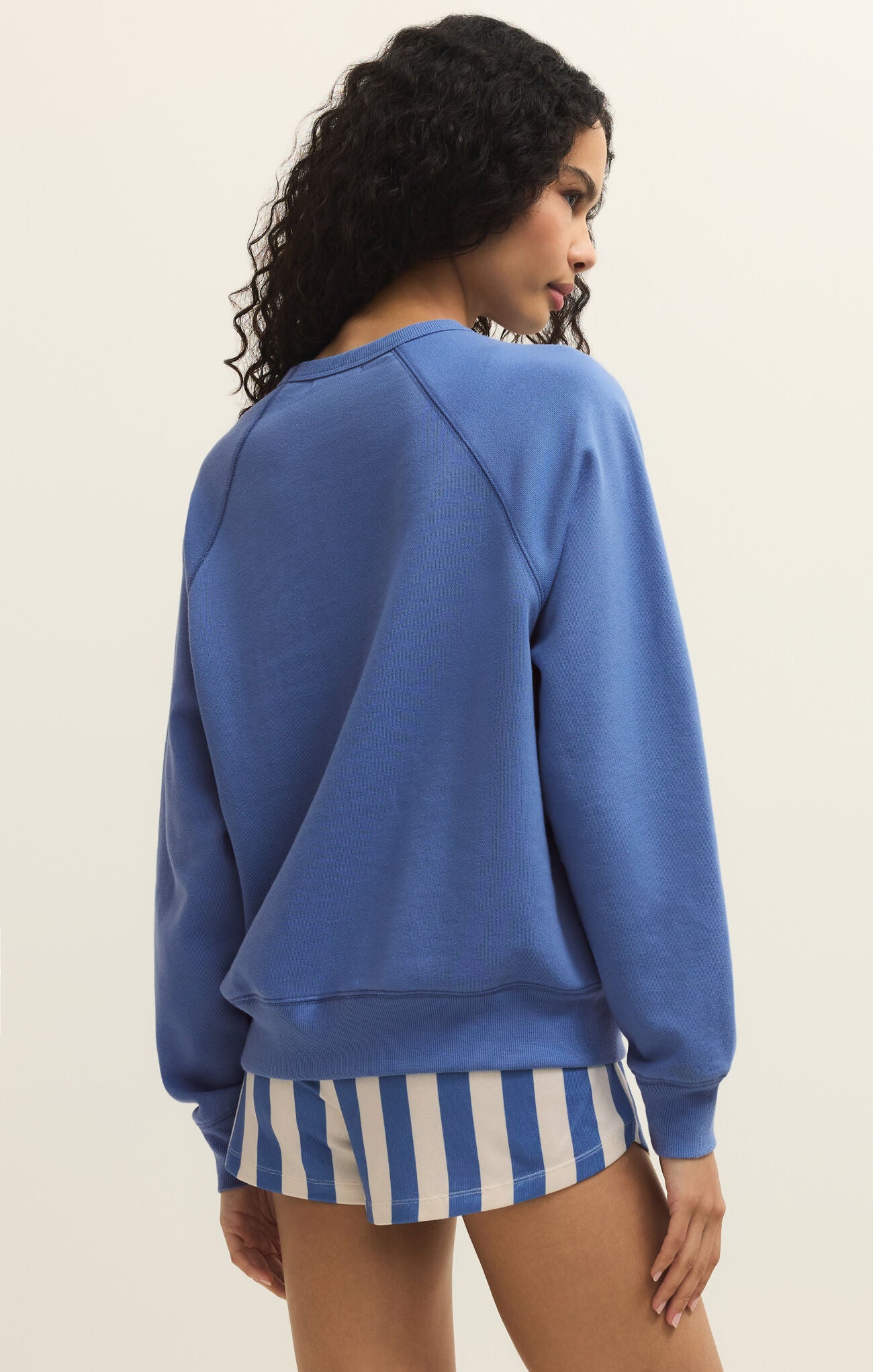 Z Supply Sunday Sweatshirt in Blue