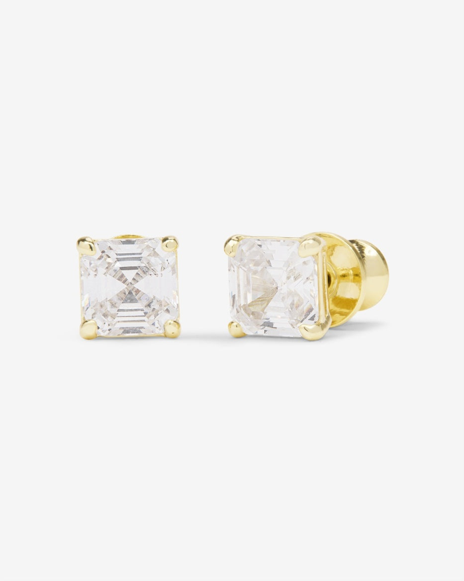 Melinda Maria Queen Studs in Gold