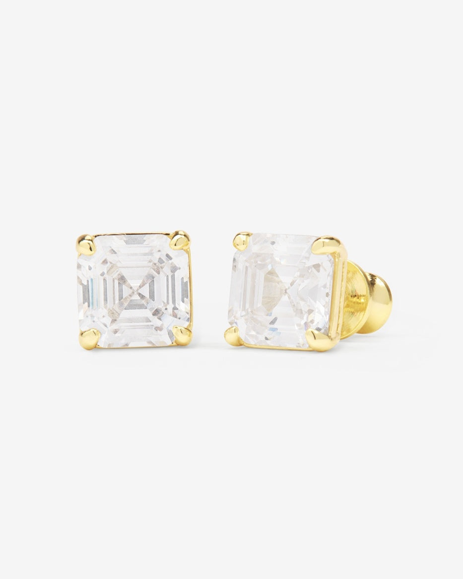 Melinda Maria Queen Studs in Gold