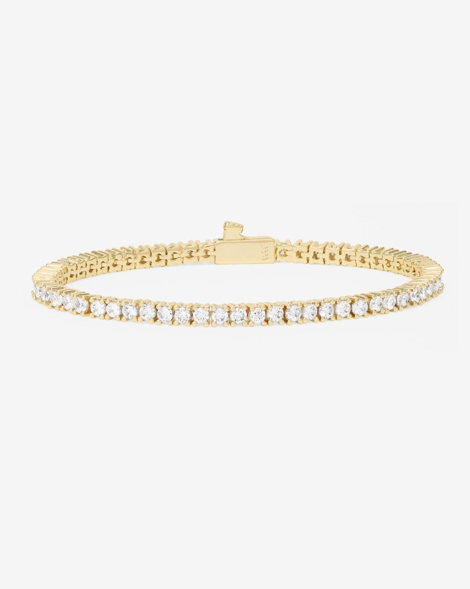 Melinda Maria Heiress Tennis Bracelet Gold