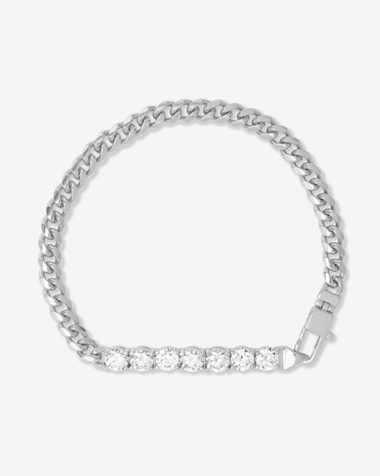 Baby Julian Loves Diamonds Bracelet Silver