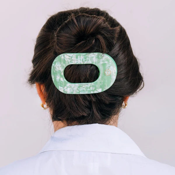 Teleties Flat Round Clip in Large