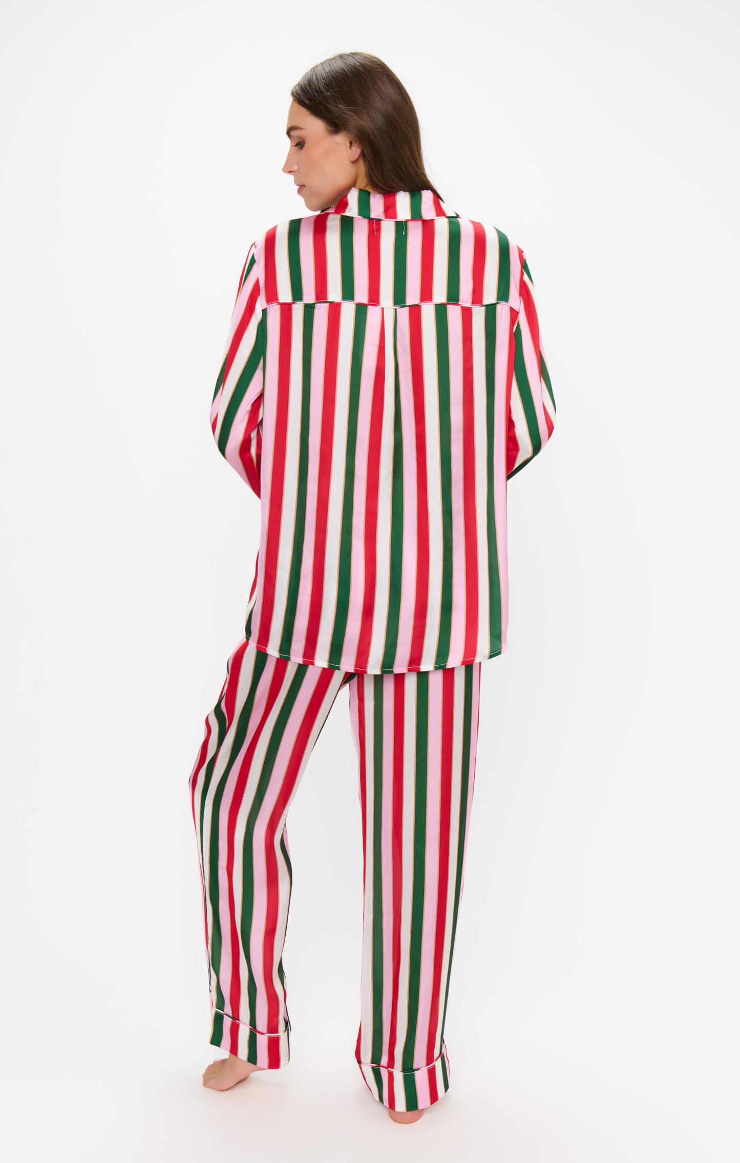 Show Me Your Mumu Classic PJ Set in Jolly Stripe Silky