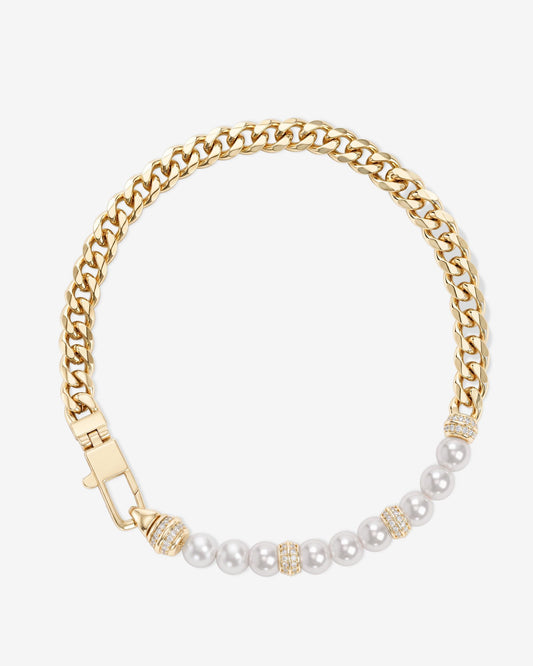 Melinda Maria Julian Loves Pearls Bracelet in Gold