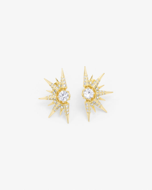 Melinda Maria Gabriella Sunburst Stud in Gold