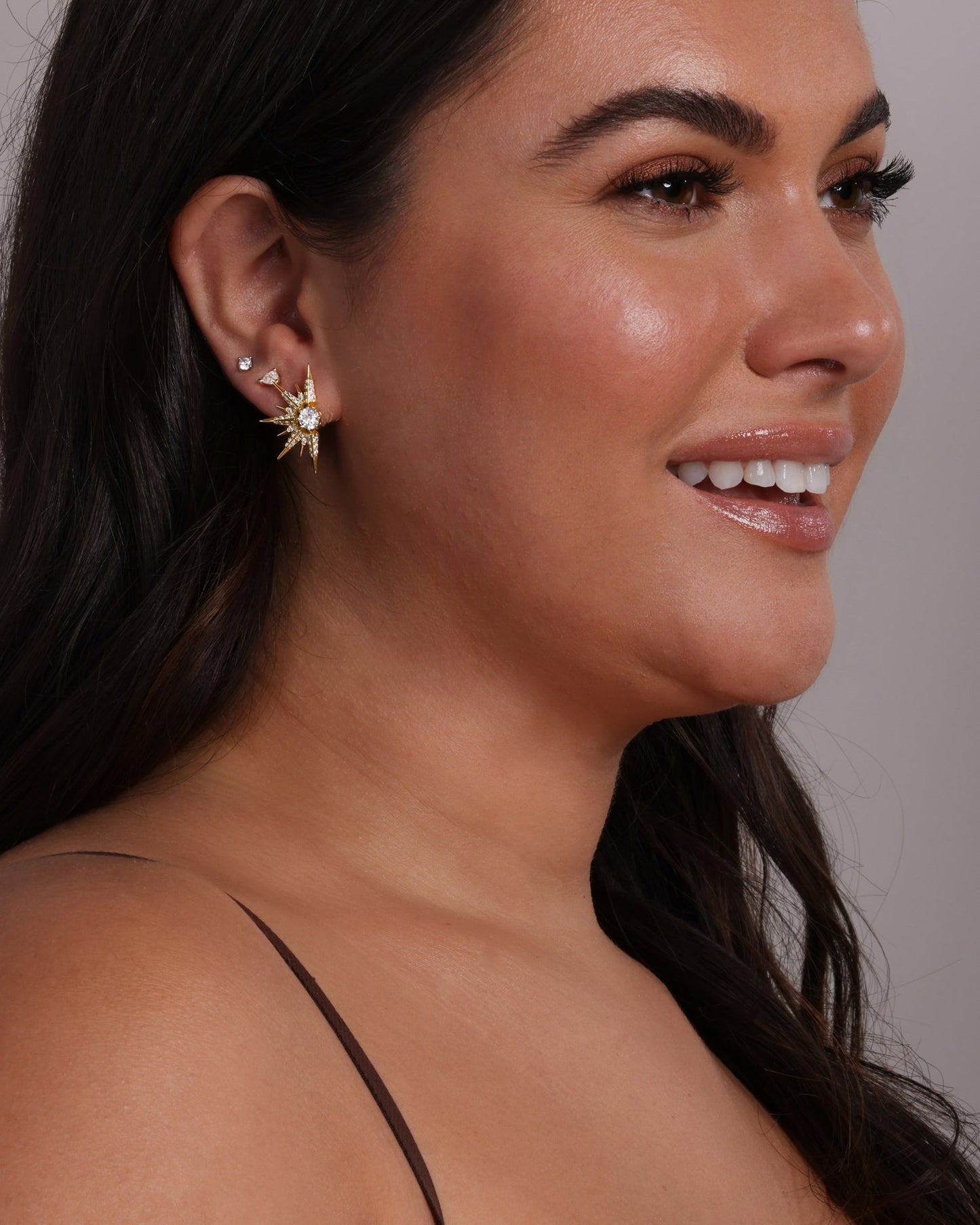 Melinda Maria Gabriella Sunburst Stud in Gold