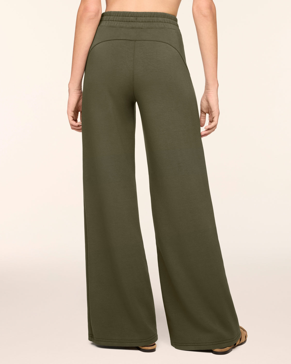 Spanx Air Essentials Wide Leg Pants in Monstera