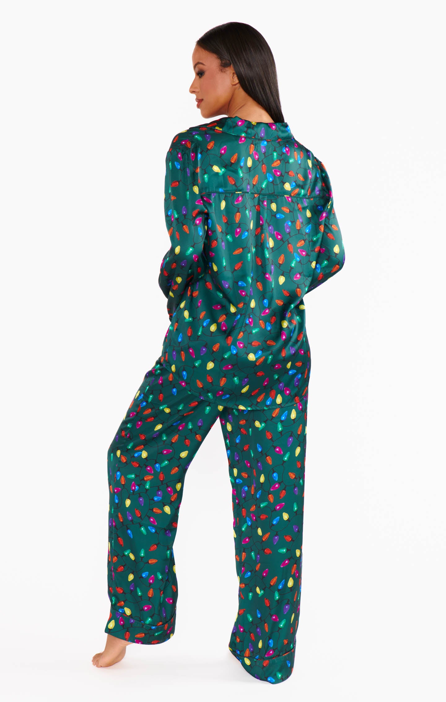 Show Me Your Mumu Classic PJ Set in Festive Lights