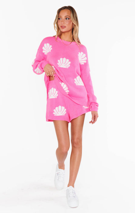 Show Me Your Mumu Boardwalk Shorts in Hot Pink Shell