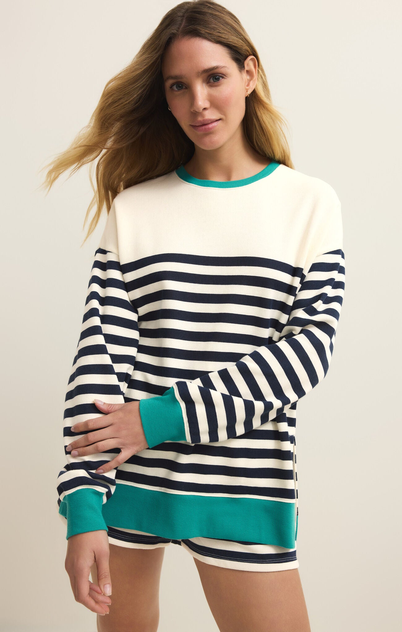 Z Supply Layer Up Sweatshirt in Eclipse
