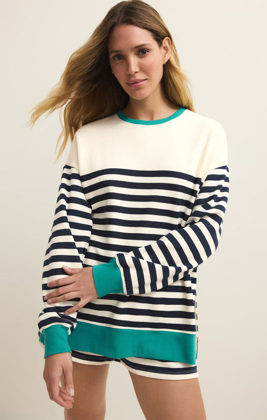 Z Supply Layer Up Sweatshirt in Eclipse