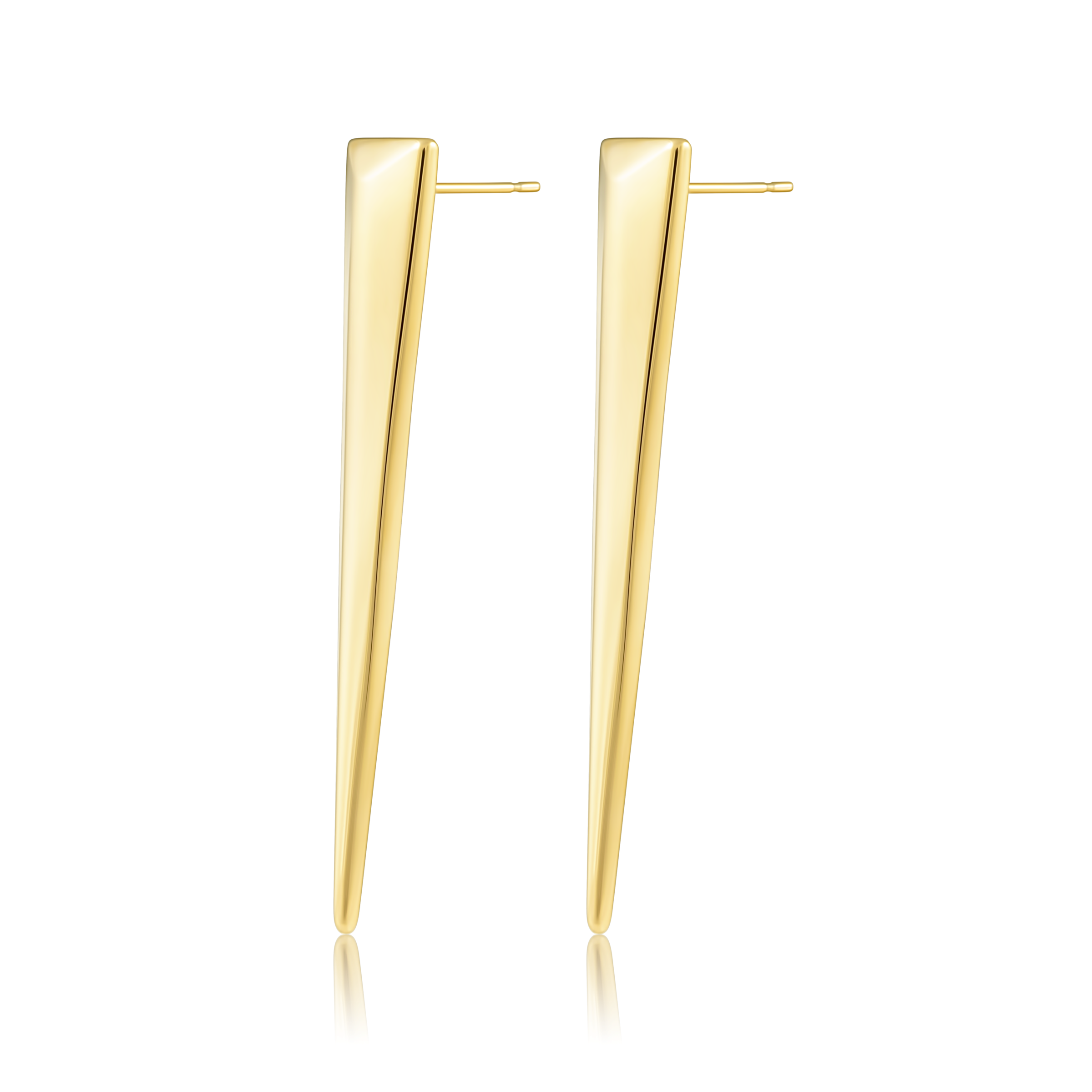 Sahira Jewelry Parker Spike Earrings in Gold